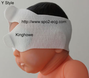 China Tamaño médico de la máscara de ojo de la forma ajustable de Y los 24-33cm cómodo para el bebé proveedor