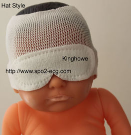 China Máscara de ojo neonatal de Phototherapy del estilo del sombrero L suave al tacto del tamaño de S M no reutilizable proveedor