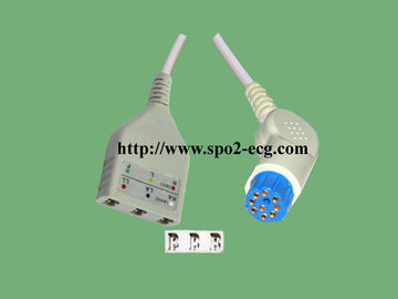 China 12 pies de ECG de los alambres/TPU ECG de Pin paciente Artema compatible del cable 10 proveedor