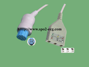 China El ASP diseña IEC 10J redondo del cable AHA de Ohmeda ECG del DATEX para el monitor paciente proveedor