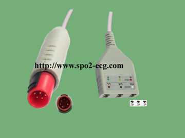 China Cable paciente reutilizable de Bionet BM3 Ecg alrededor de Pin 8 estándar del CE de 3,6 metros proveedor