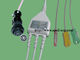 GE-MEDICAL Pro1000/Datex-Ohmeda_IEC, 3/5lead, clip y broche, redondo 6pin, TPU, 40in ()/2Pin del 102cm proveedor