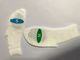 Tamaño no tejido de la máscara de ojo de Phototherapy de la tela los 30-38cm para el bebé recién nacido proveedor