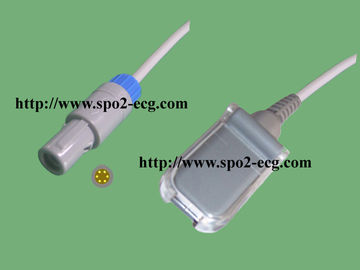 China Cable gris claro Redel del oxímetro del pulso del CE 6 accesorios del aparato médico del Pin proveedor