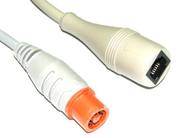 China Cables del adaptador del transductor de IBP, enchufe disponible del nilón de la punta de prueba de la temperatura proveedor