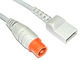 Cables del adaptador del transductor de IBP, enchufe disponible del nilón de la punta de prueba de la temperatura proveedor