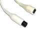 Cable del transductor del MEK 10 pies de conector de 6 pernos gris claro para el monitor paciente proveedor