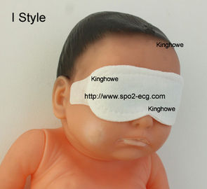Diseño color azul del tamaño de máscara de ojo de Phototherapy y blanco de encargo neonatal